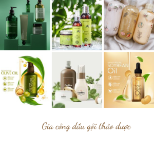 Gia công dầu gội thảo dươc thiên nhiên