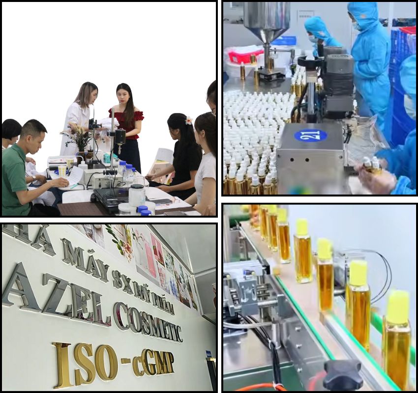 Nhà máy gia công mỹ phẩm thiên nhiên Hazel